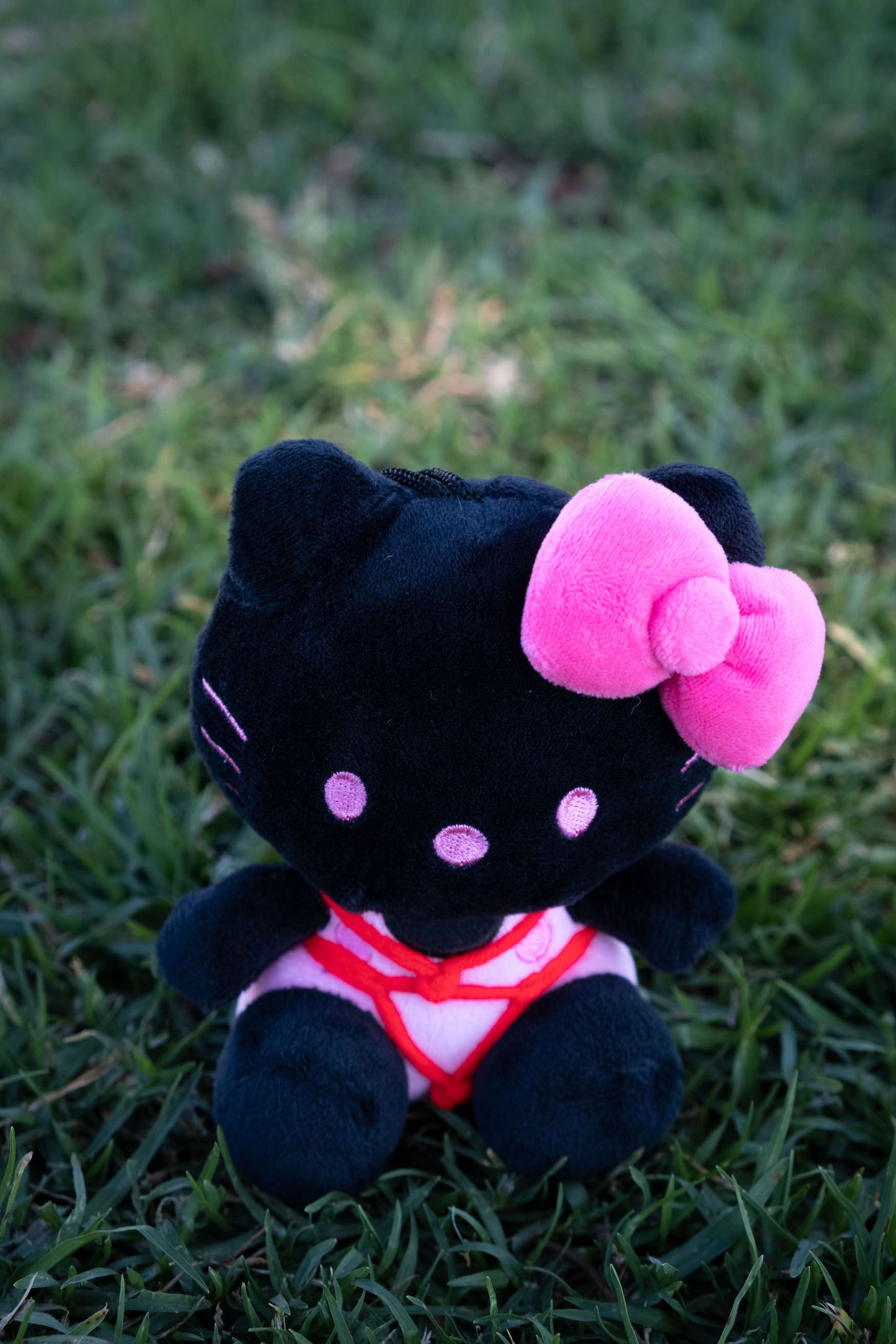 BDSM Blackpink Hellokitty Bondage Plushie Keychain Bag-charm