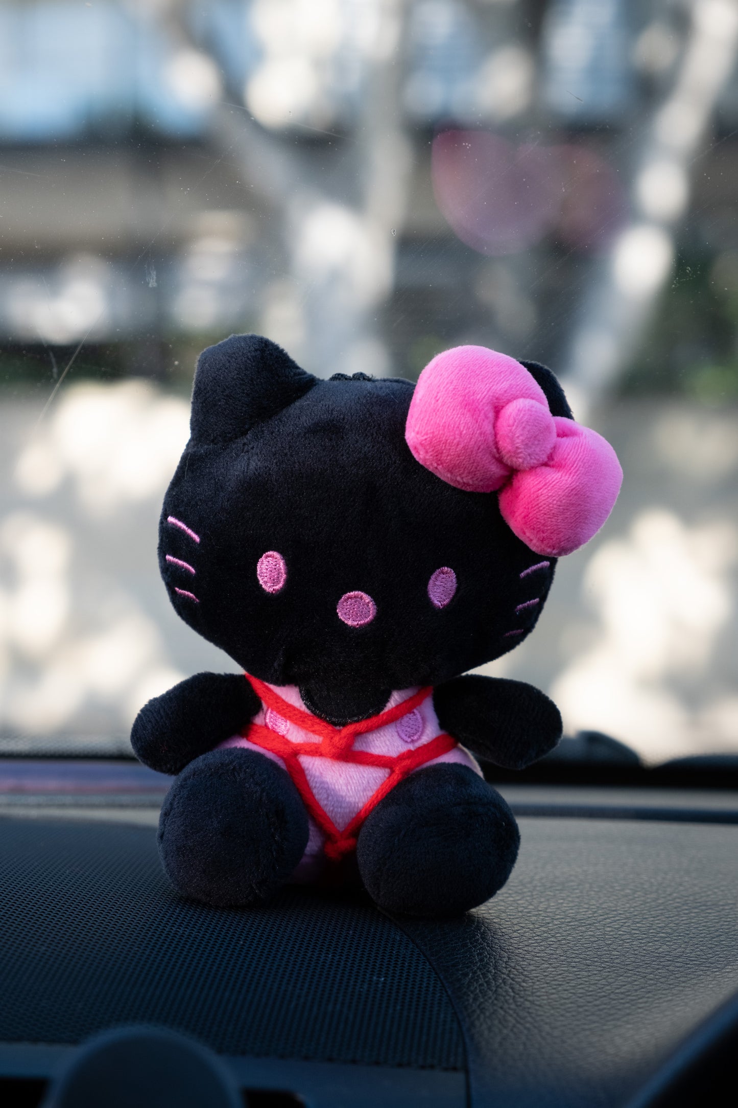 BDSM Blackpink Hellokitty Bondage Plushie Keychain Bag-charm